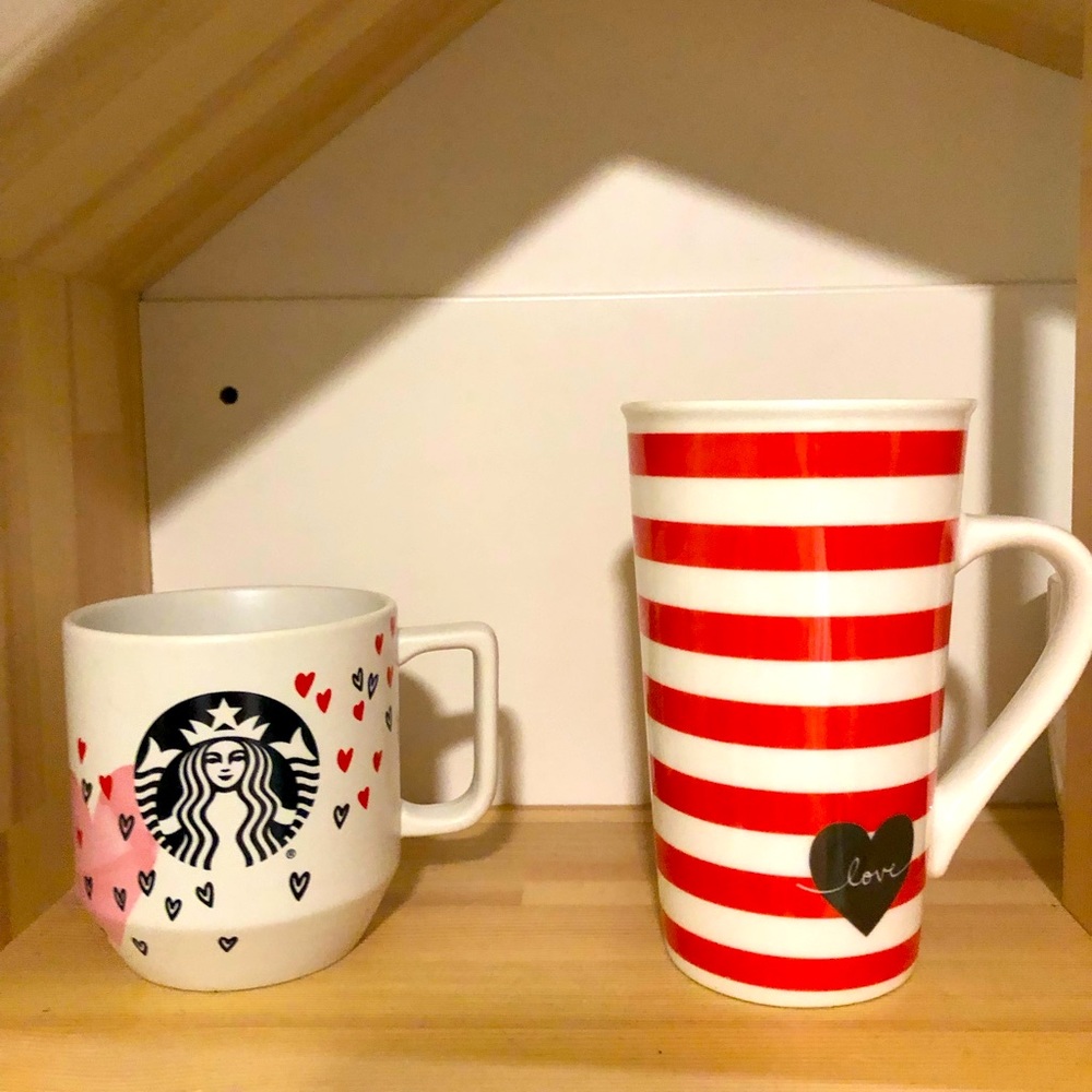 Two Collectible Starbucks Mugs